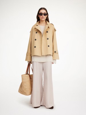Vestes By Malene Birger Alisandra Trench Sable Beige | FR_BB89339