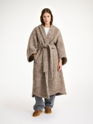 Vestes By Malene Birger Mangia Wool-blend Shitake | FR_BB82670