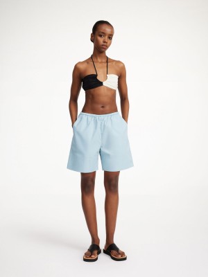 Vetement de Bain By Malene Birger Seabay Bikini Top Noir Blanche | FR_BB61083